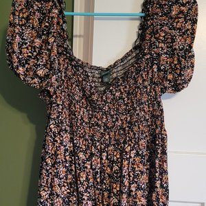 Floral mini dress